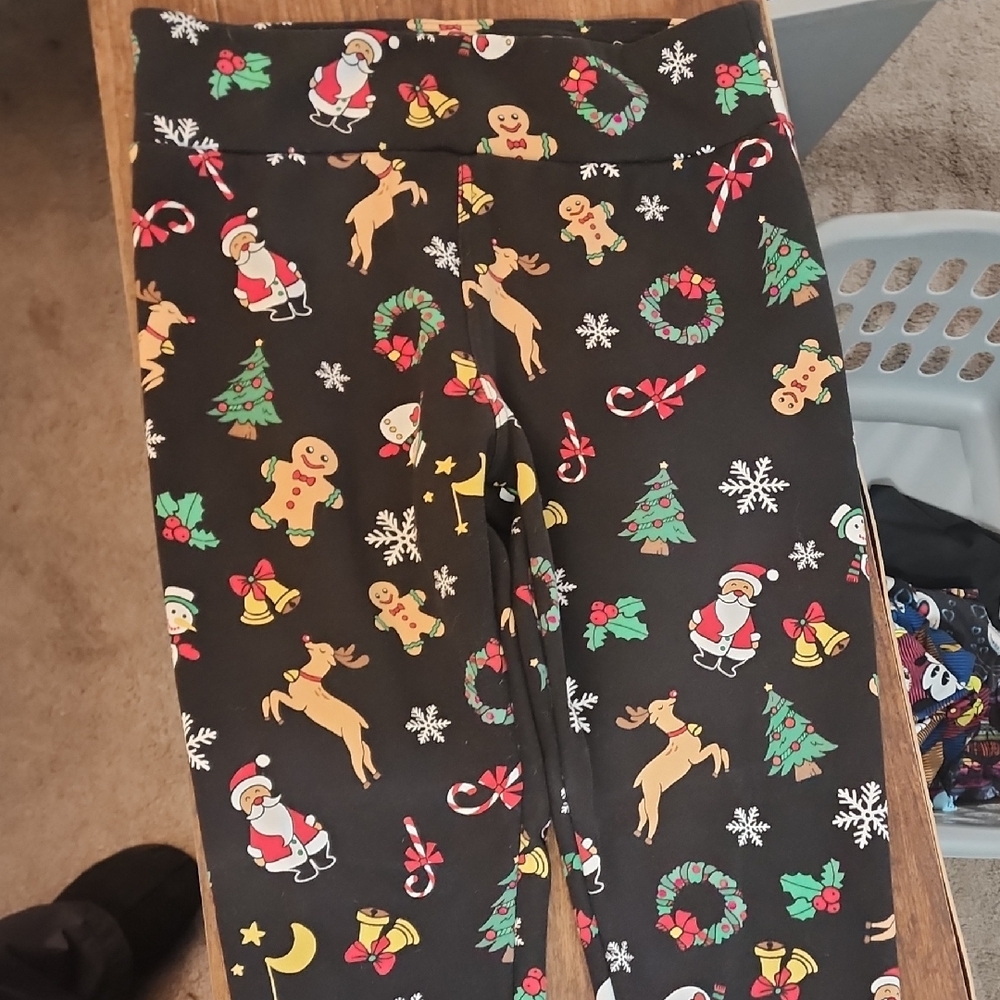 No Boundaries Black and White Patterned Leggings Thick Winter XL